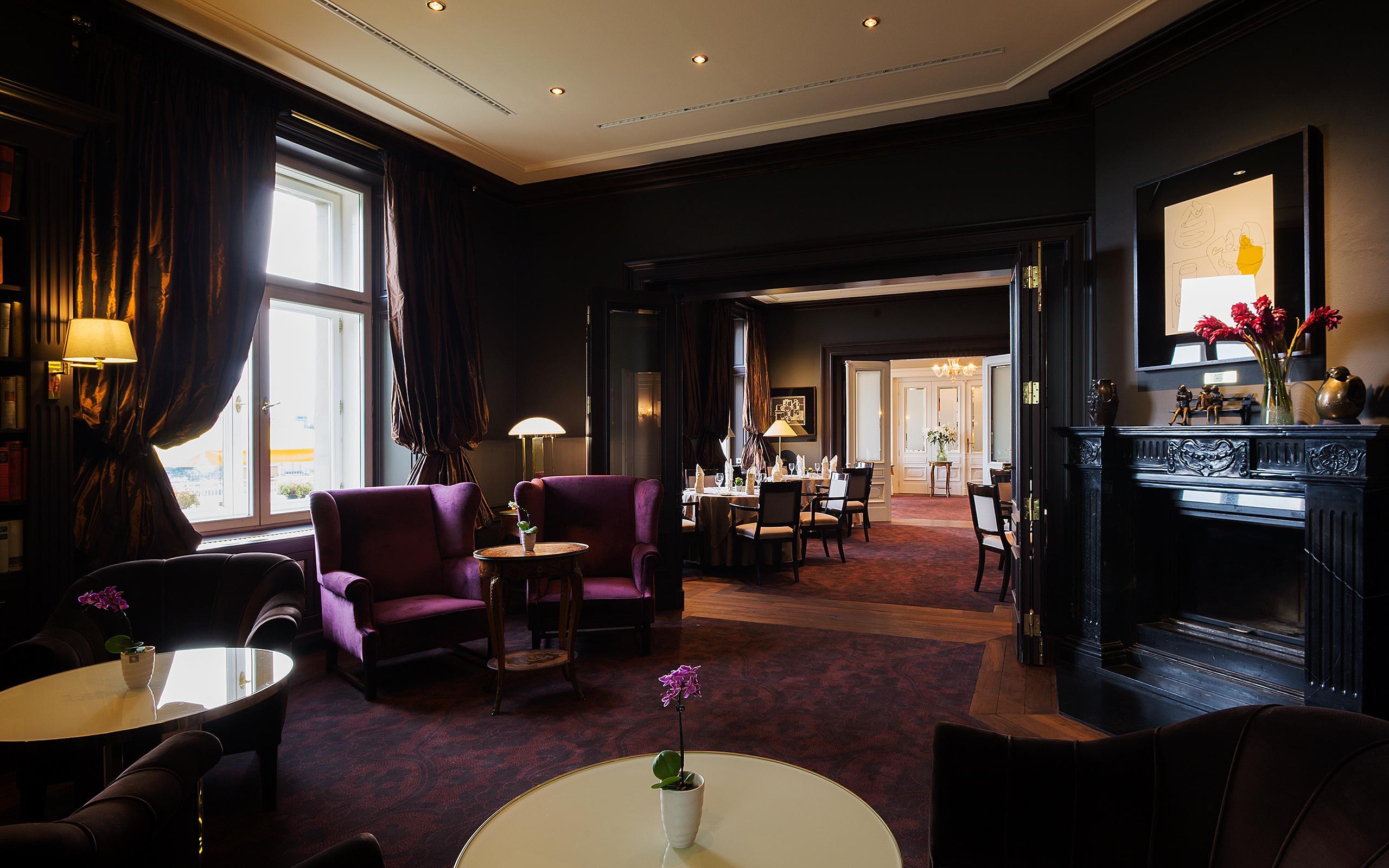 Le Palais Art Hotel Praga Exterior foto The hotel's restaurant